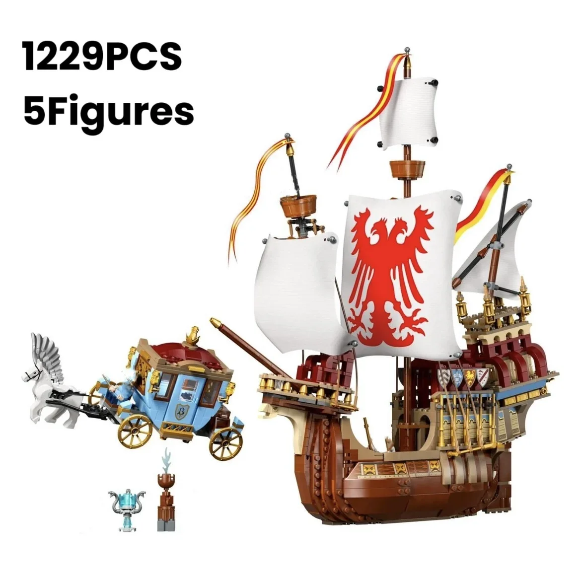 2024 NEW 76440 Triwizard Tournament:The Arrival Building Blocks Set Model Bricks Toys For Children Boys Christmas Gifts