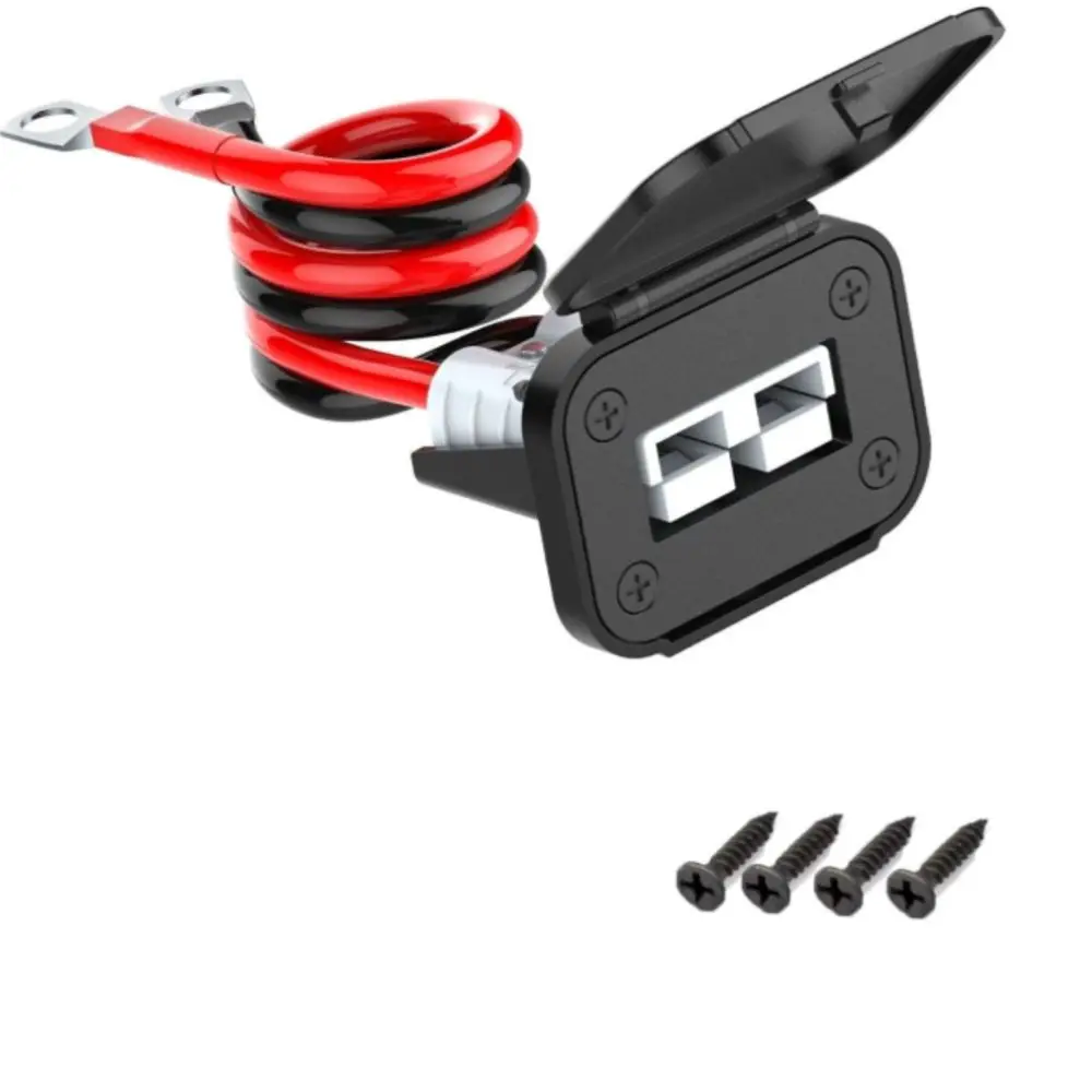 Anderson Style Power Connector Extension Cord Industrial Wiring Harness With Dustproof Cap Quick Release Socket Cable