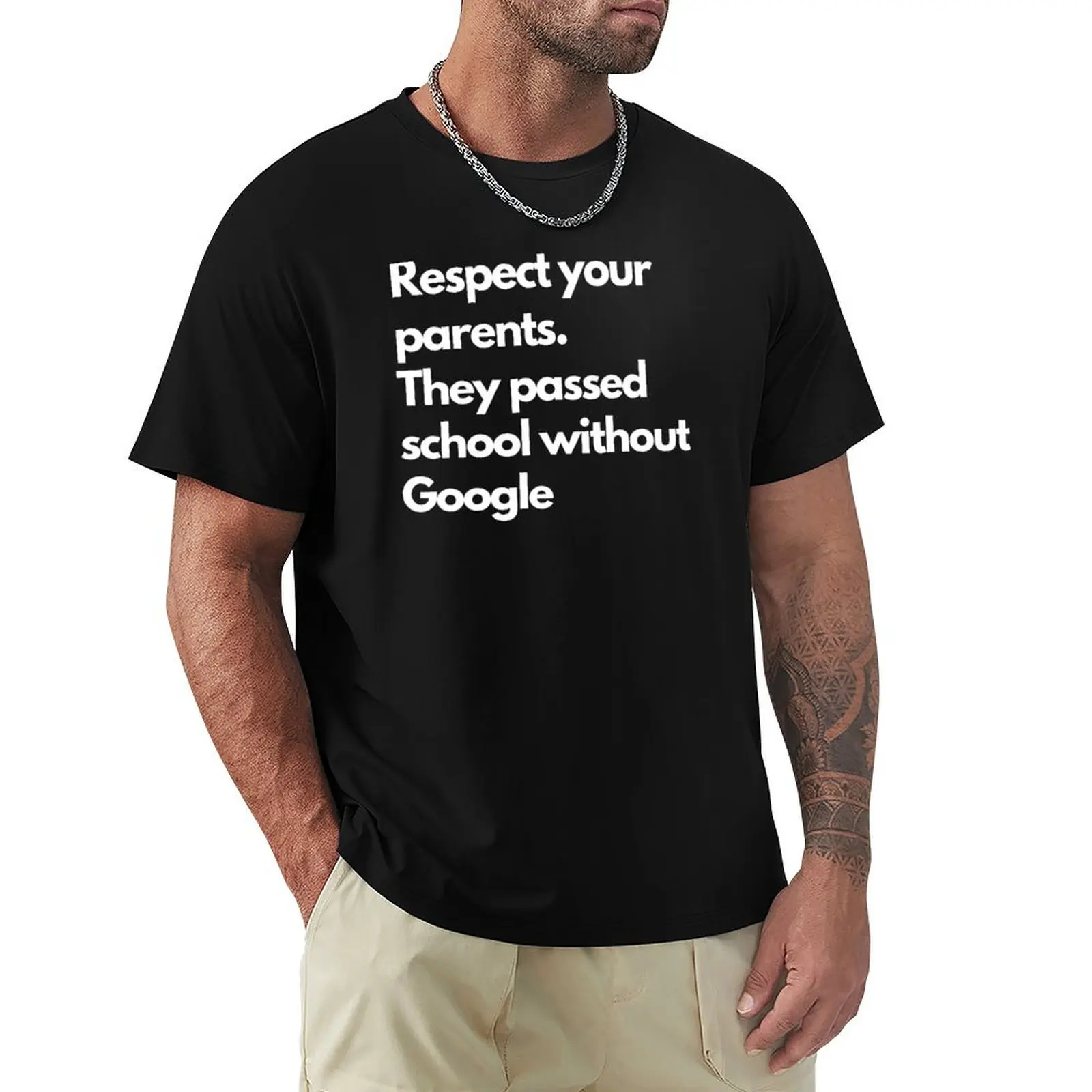 

Respect Your Parents- Funny Gifts For Mom and Dad T-Shirt blacks new edition cute clothes t shirts men