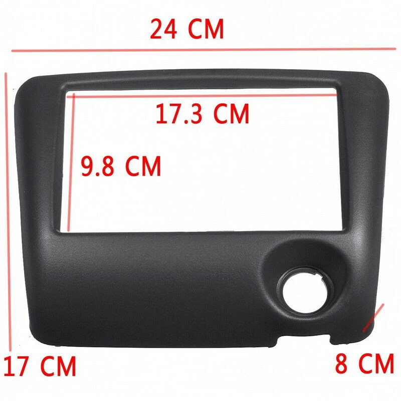 2Din Stereo Radio Fascia Frame Dash Player Panel For 1999-2005 Toyota Vitz Yaris Echo