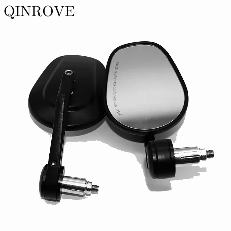 22mm Motorcycle Handlebar End Mirror Aluminum Alloy Rearview Mirror Universal For VOGE 525R 300R 300DS CFMOTO YAMAHA Benelli BMW