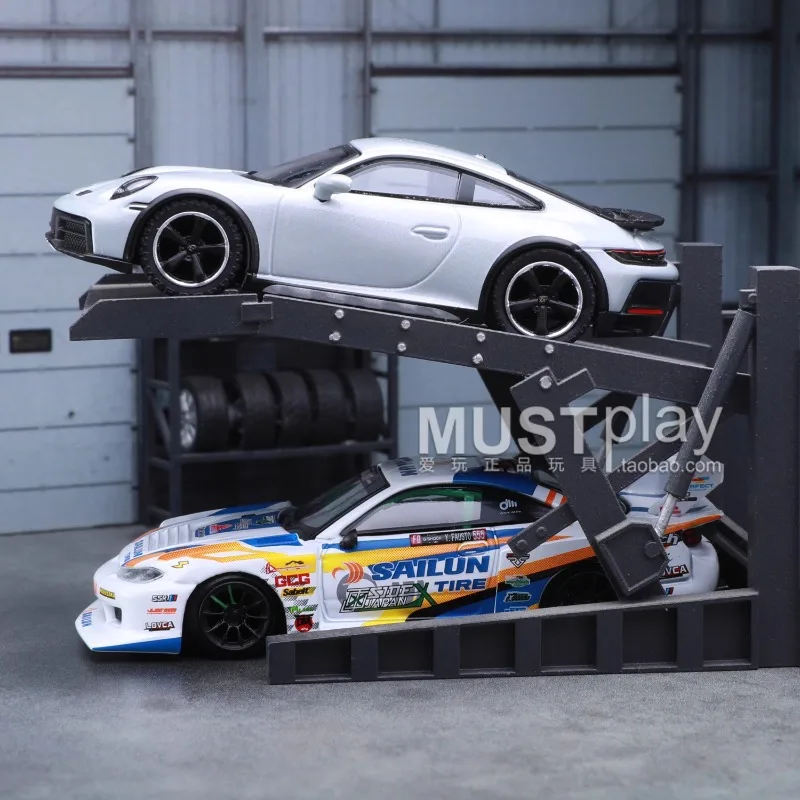 Op voorraad: 1:64 # 774 Lamborghini 887SVJ Nissan LB gegoten miniatuursimulatie legering automodel, jongensspeelgoed, decoratief item voor volwassenen.