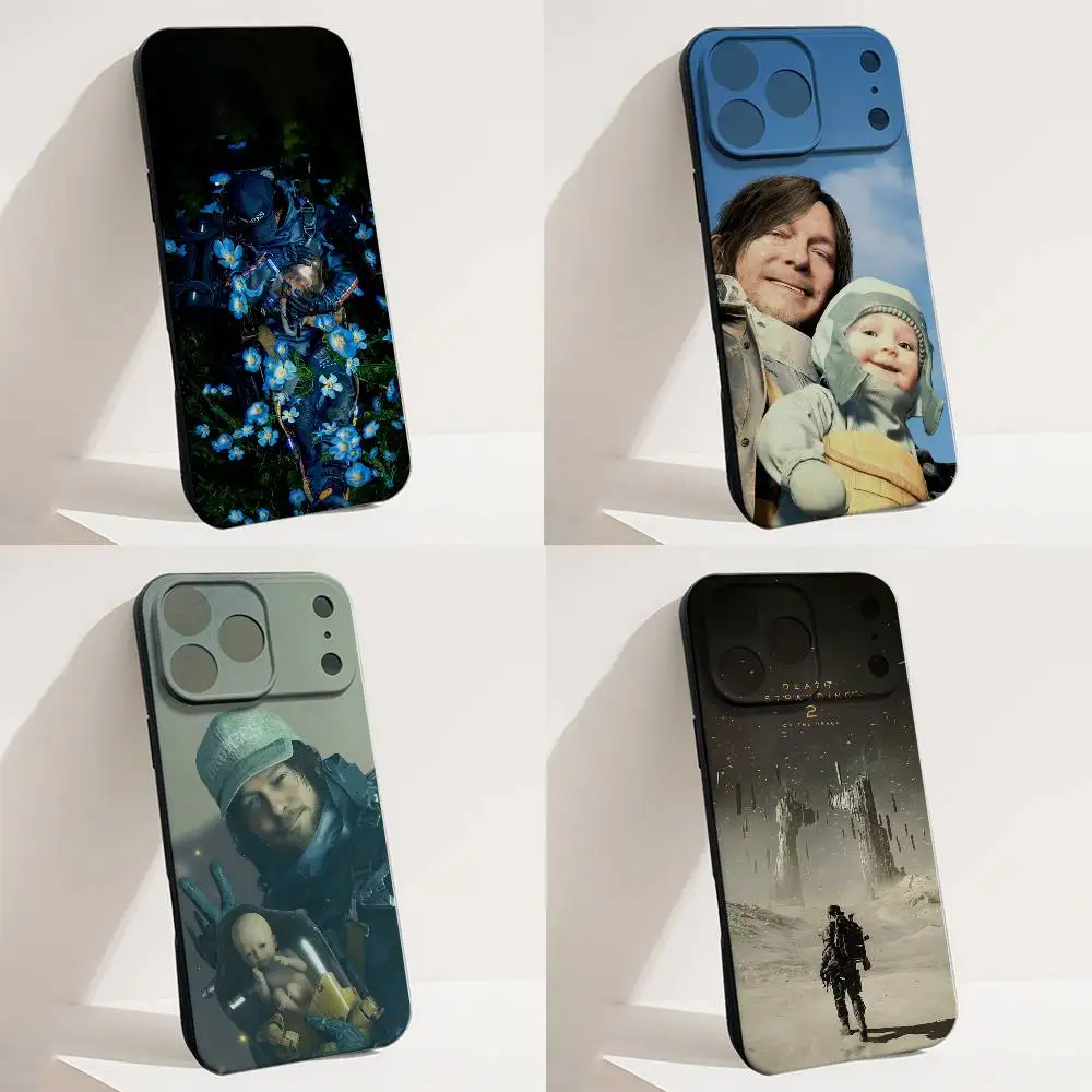 

D-Death S-Stranding 2 On The Beach Phone Case For iPhone 17,16,15,14,13,12,11,X,XS,8,7,Pro,Max,Plus,E,SE4,Air,Mini Black Funda