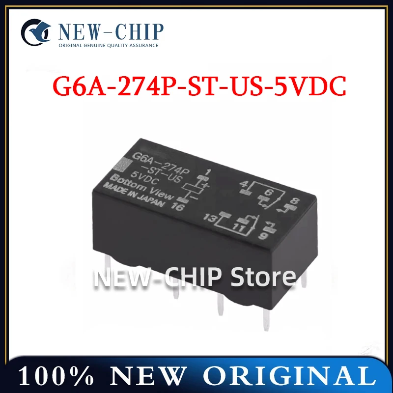 

2 шт.-100 шт./лот G6A-274P-ST-US-5VDC DIP-8 8 футов 2A два открытых и два закрытых Новый оригинальный G6A-274P-ST-US