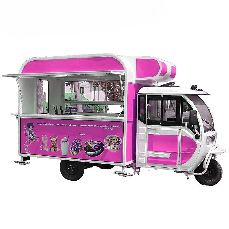 Versatile Mobile Food Cart Customized Catering Trailer Outdoor Commercial Kitchen Wagon Cooking Equipment Street Business Sale