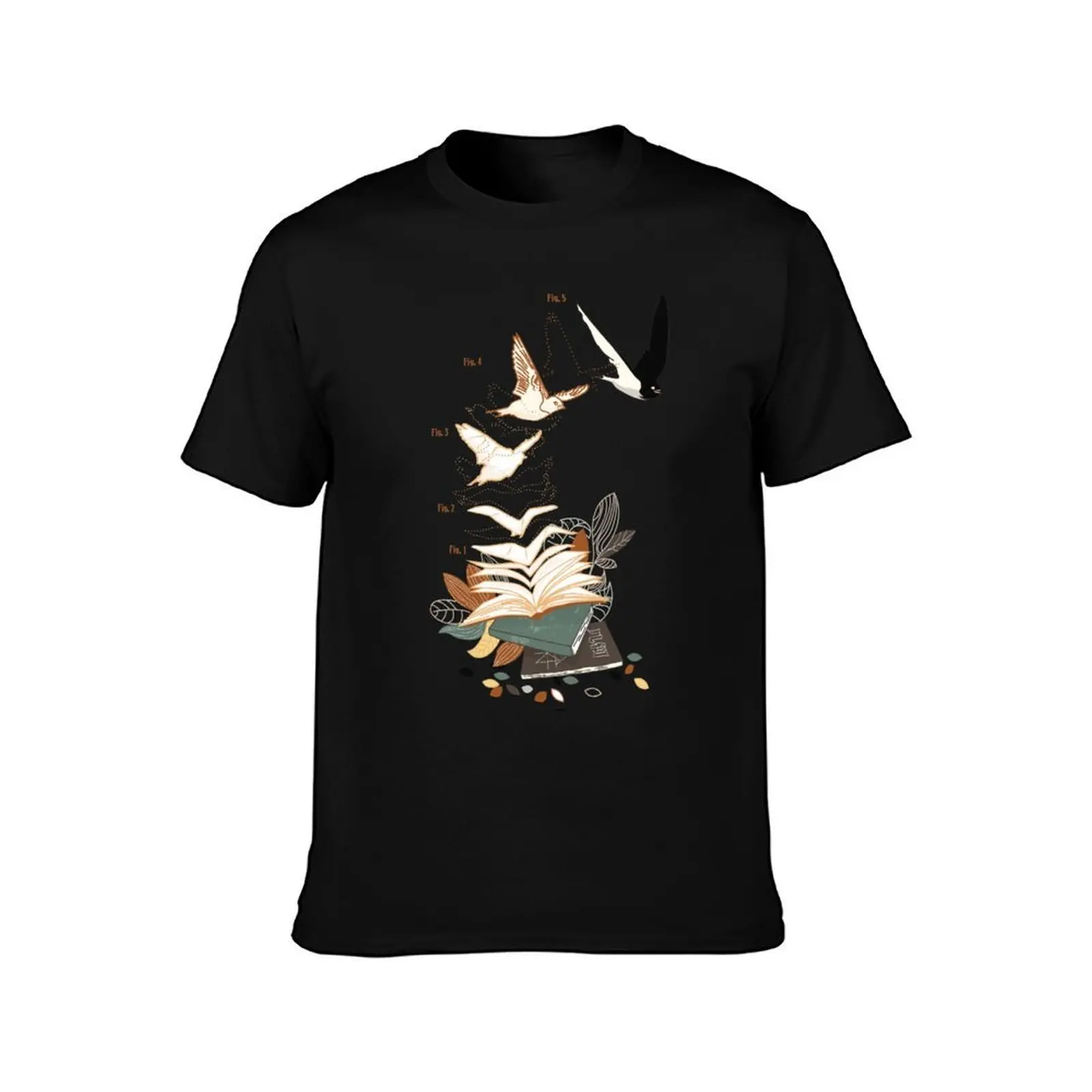 Flow T-Shirt, Summer Casual Cotton Tee, Oversized Streetwear Tops, Vintage Graphic Print, Loose Fit Short Sleeve, 100% Cotton