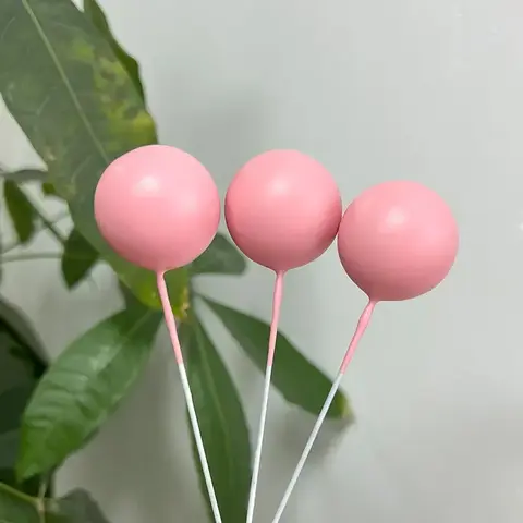 42 st/set björntårtdekorationer rosa guld gula bollar björnformad tårtdekoration grattis på födelsedagen för babyshower dop födelsedagsdekoration 10 best sales björntårtdekoration - №5