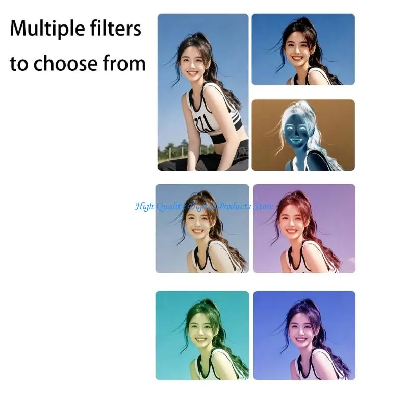 U2JE 디지털 카메라 4K 해상도 3인치 회전 디스플레이 내장 플래시 자동 초점 동영상 블로깅 도구