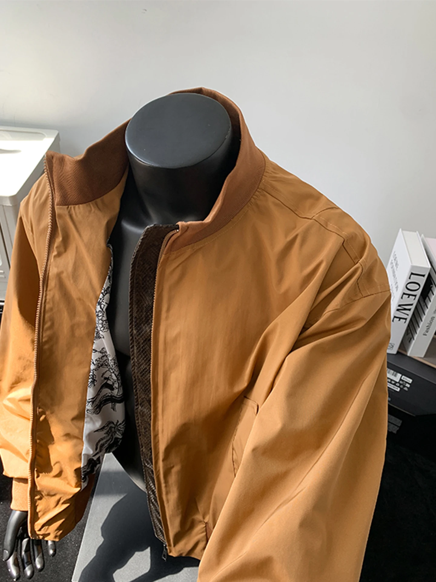 

Мужской повседневный кардиган Cleanfit American Sport Jaet свободного кроя, осенний, в стиле High Street, винтажный, Haome Open Cardigan