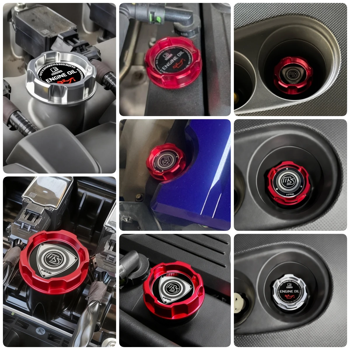 Aluminum ENGINE Oil Cap for MAZDASPEED MAZDA 2,3,5,6 MAZDA6 WAGON MIATA MX-5 CX-3 CX-5 ATENZA CX-30  Axela Car Accessories JDM