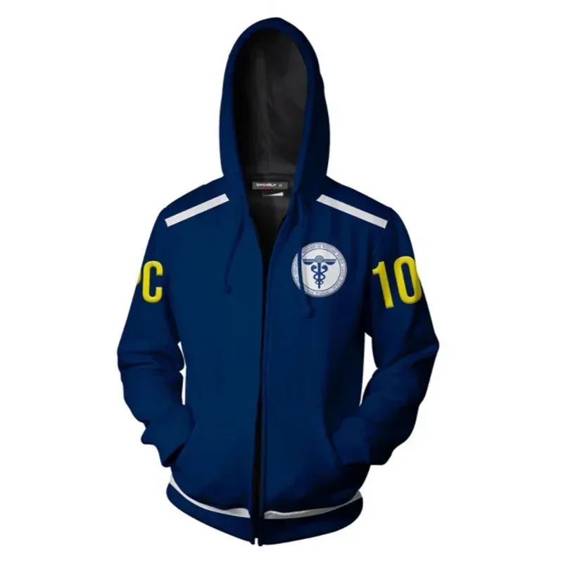 Kostum Cosplay Anime Psycho Pass Kaus Hoodie Pria Hoodie Ritsleting Pria Kaus Pakaian Pria Jaket Mantel Topsaa