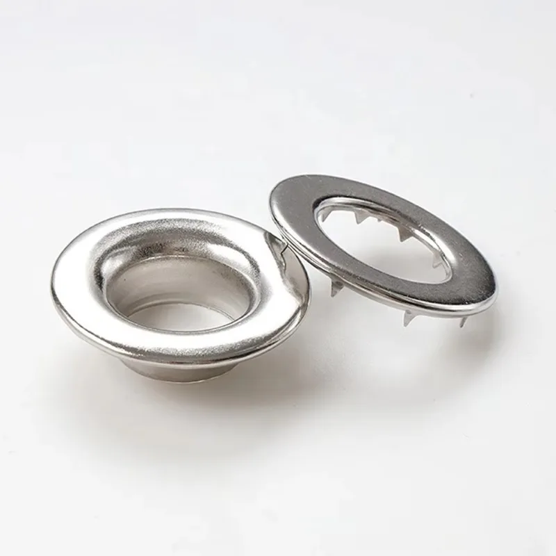 304 Stainless Steel Grommet Eyelet With Teeth