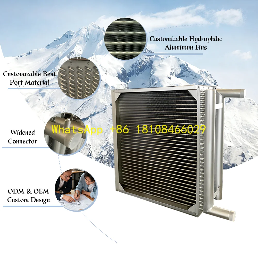 

-A-063 Anti-corrosion High-Efficiency AC Finned Surface Refrigeration Air Cooler 1 Year Warranty Aluminum Alloy