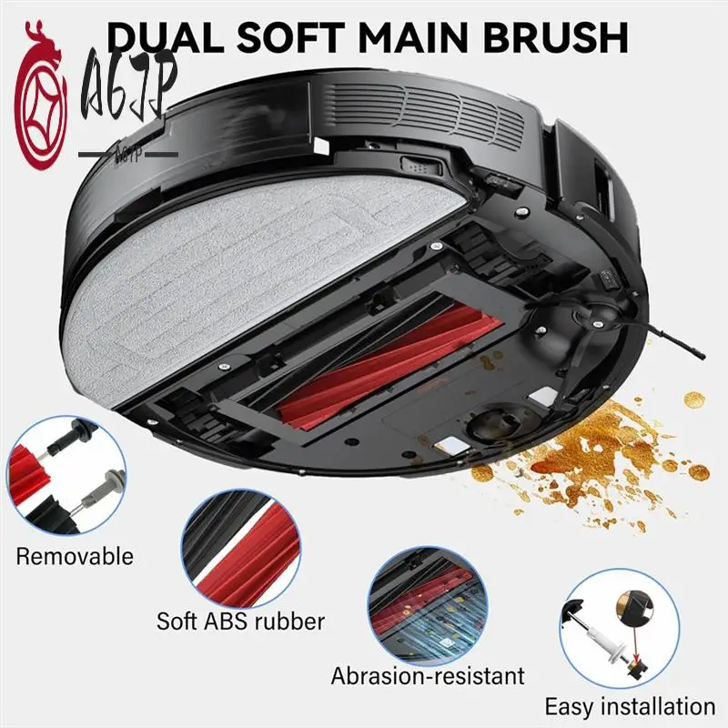 

A67P-аксессуары для Roborock S8 Pro Uitra, запасные части, набор аксессуаров для робота-пылесоса с мешками для пыли, основные щетки