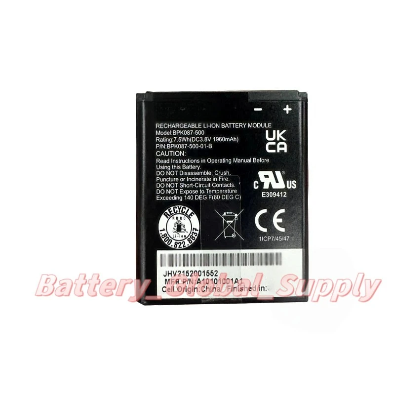 

Battery for Bpk087-500 3.8v 1960mah fast delivery, good quality, brand new 1 piece