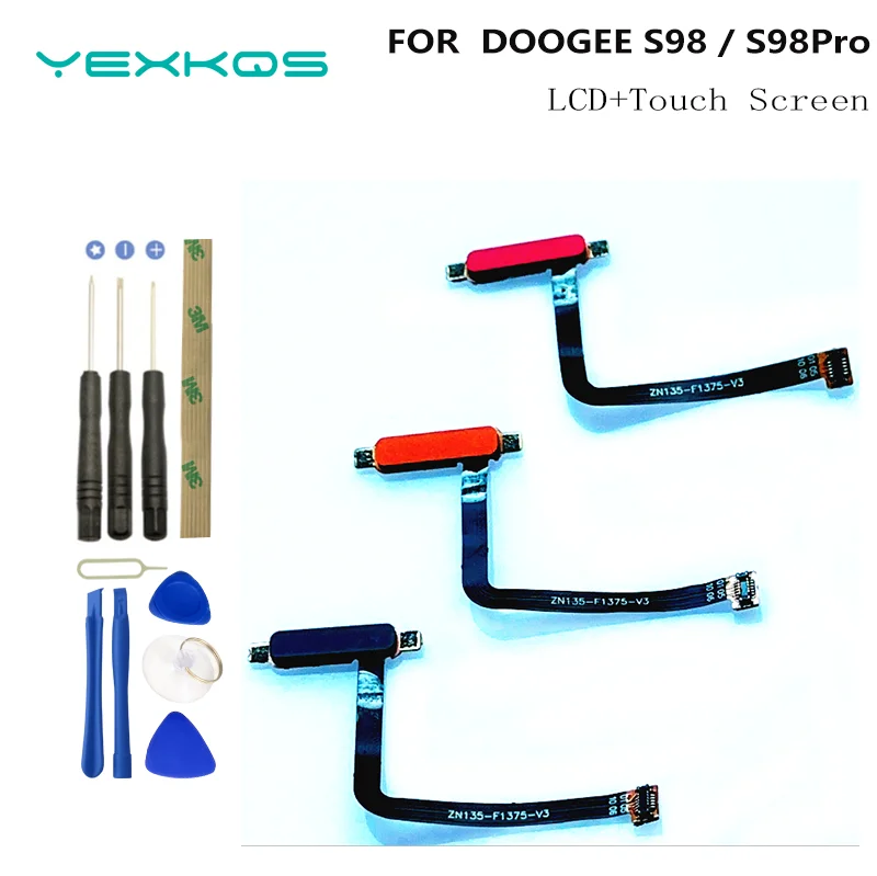 

DOOGEE S98 Pro Fingerprint Original Cellphone Fingerprint Sensor Button Flex Cable Accessories Parts For DOOGEE S98 Smart Phone
