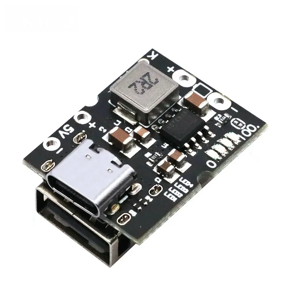 Type-C USB 5V 2A Boost Converter Step-Up Power Module Lithium Battery Charging Protection Board charge-discharge integrated