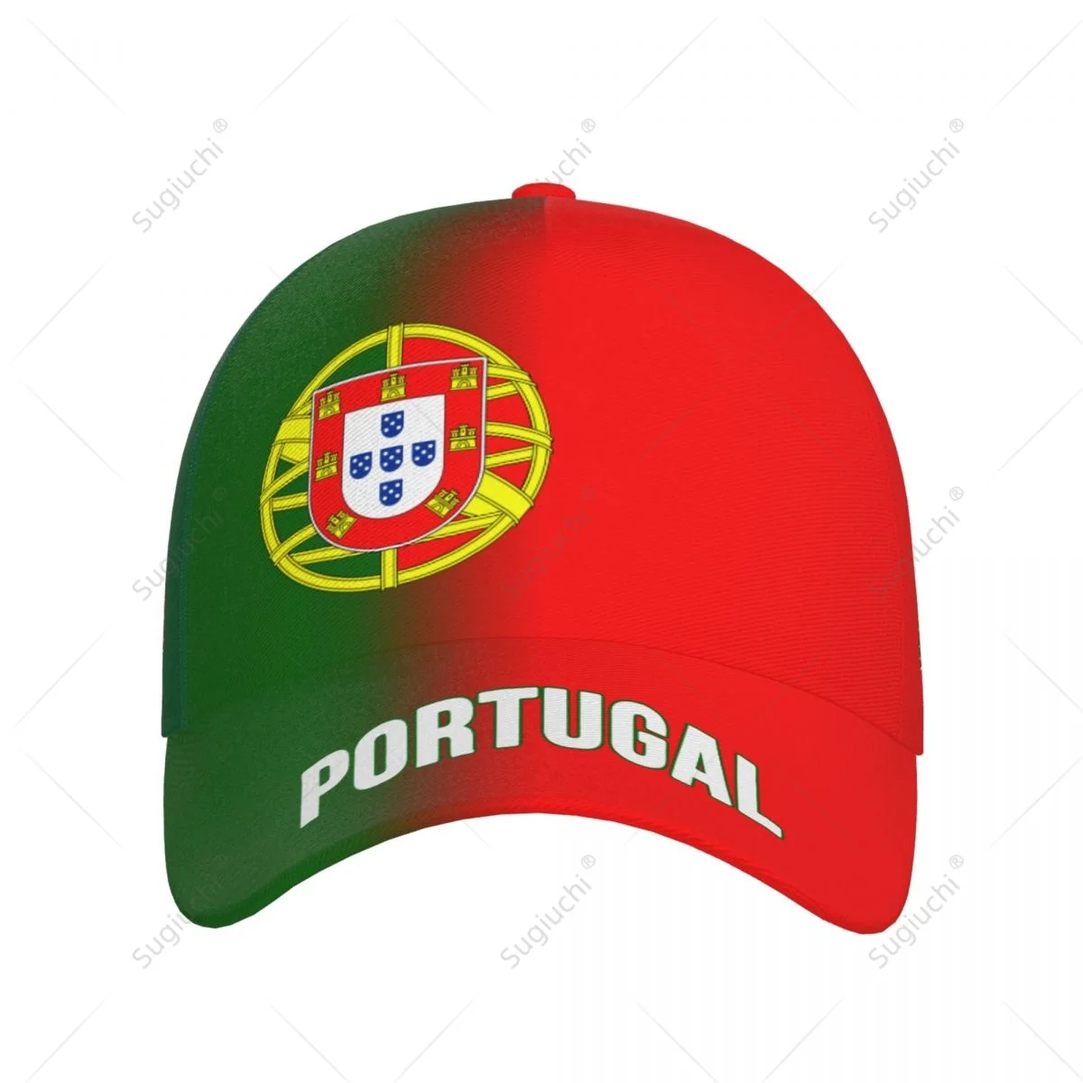 Unisex Baseball Cap Hat Portugal Flag Gradient Color 3D Printing for Tennis Outdoor Bike Bicycle Golf Baseball Sports Fans