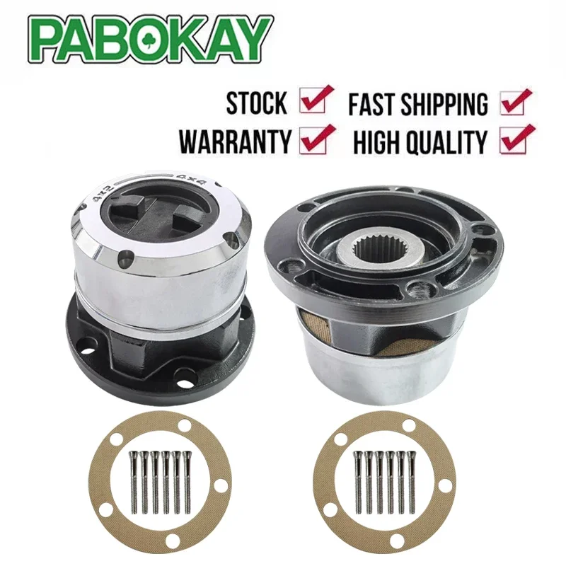 

2 Pieces x For DAIHATSU Feroza F300/310 Four Track Rocky 88 MANUAL FREE WHEEL LOCKING HUBS AVM440 24 splines 5 bolt 90.00 PCD