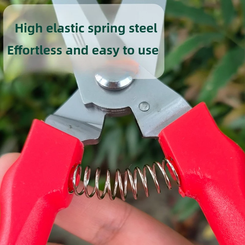 Garden Pruning Shears Professional Garlic Scissors Plant Vegetables Fruit Flower Pruning Tools Multi-functional Pruner Shears