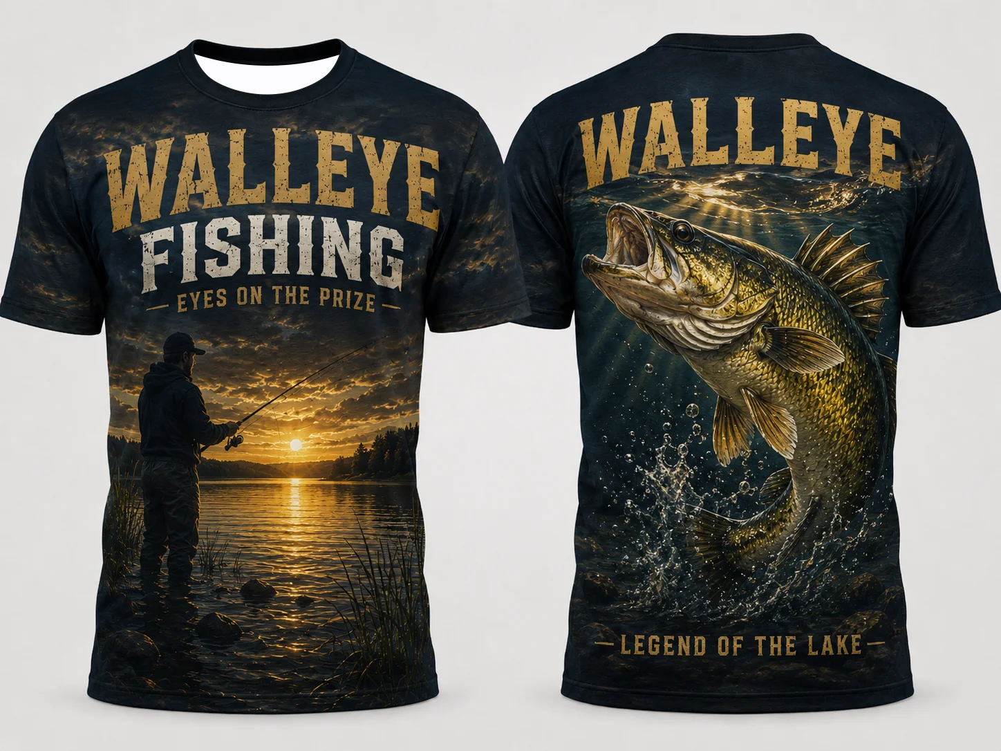 Never Skunked Fishing T‑Shirt Men's Retro & Trendy Fisherman Graphic Tee,Breathable Lightweight Quick Dry Print Short Sleeve Top