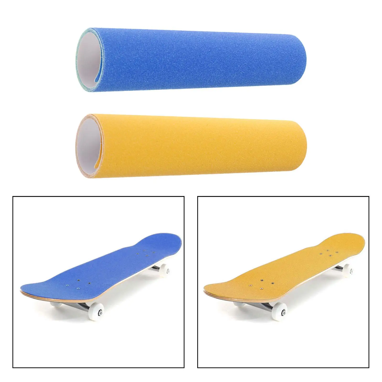 Skateboard Griff band Blatt DIY reißfestes rutsch festes Sandpapier Roller Griff band für Treppen Pistole Training Rollstuhl 84x23cm