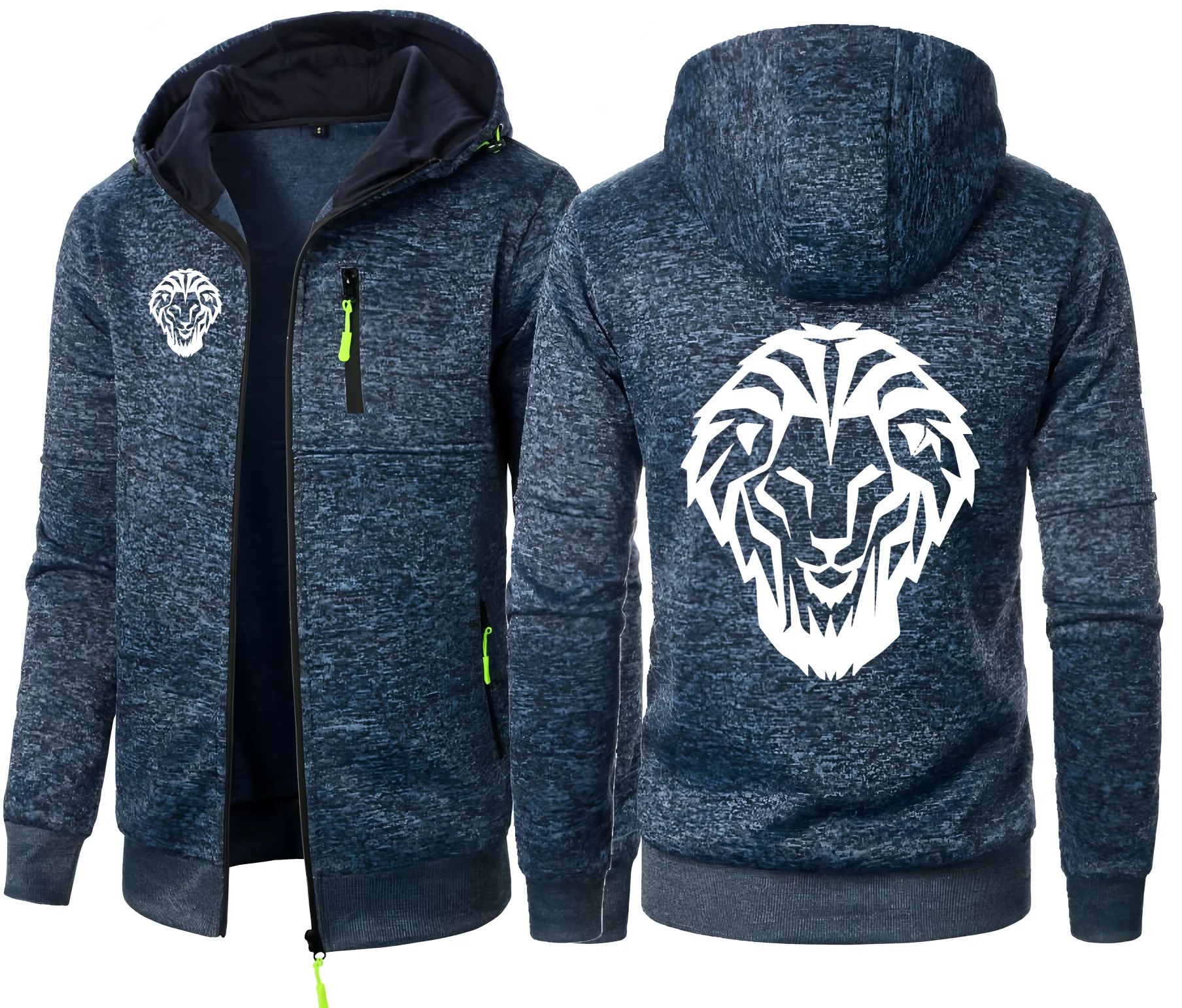 Leon Athletic Club de Bilbao, sudaderas con capucha para hombre, sudaderas con capucha de Jacquard, jersey con capucha de lana para hombre, sudadera con capucha para hombre