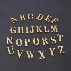 Solid Brass Number 0 to 9 Gold House Number And Letters English Alphabet Home Decor Wall Adhesive Letters