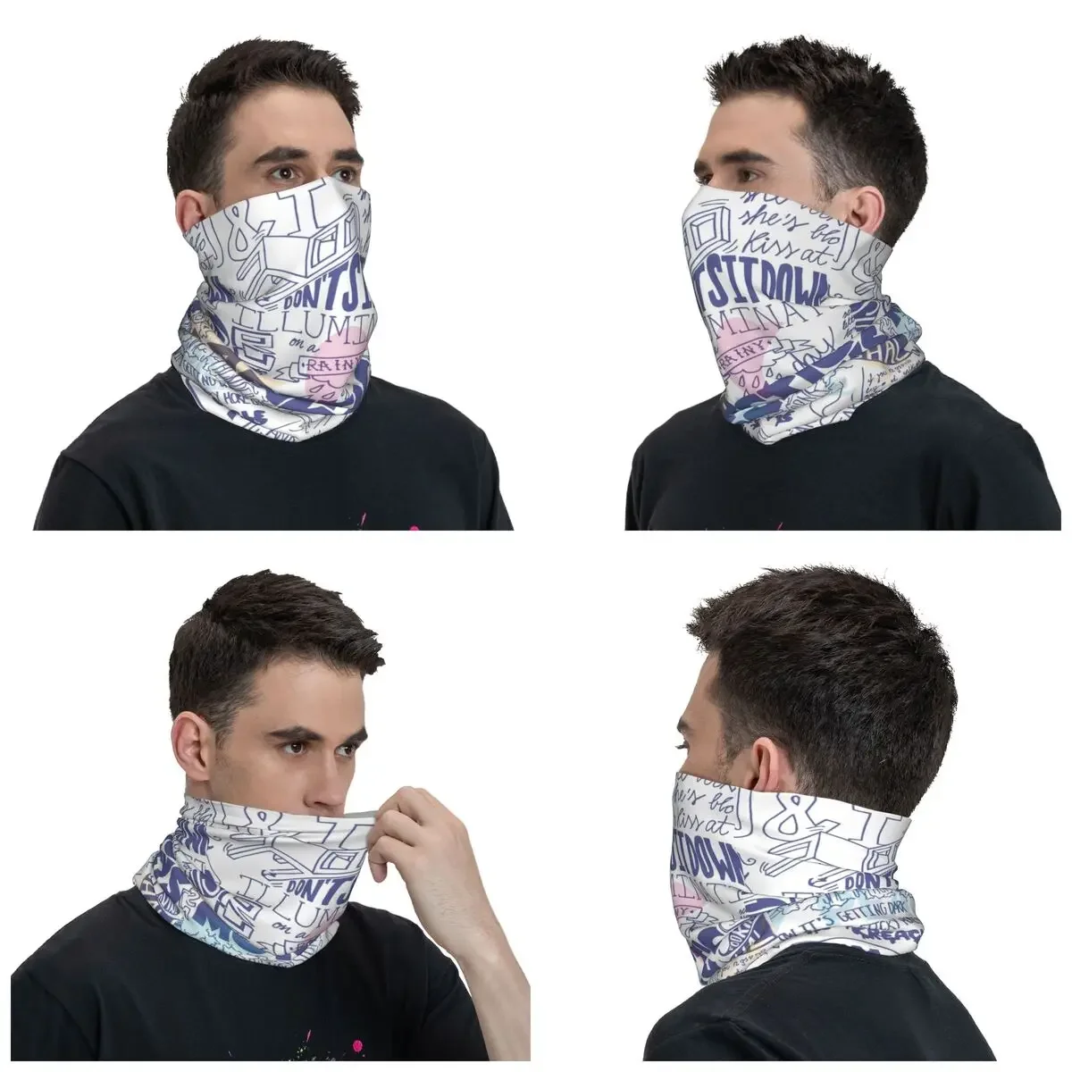 Arctics Monkeys Art Rock  Band Neck Gaiter Women Men UV Face Shield Winter Bandana Scarf for Ski