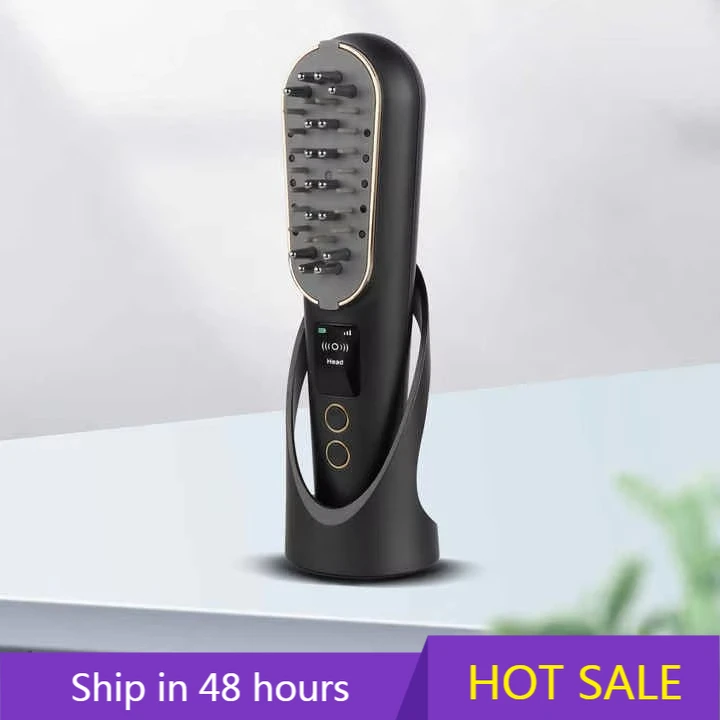 YTYIN الشركة المصنعة لنمو الشعر مشط الاهتزاز تدليك فروة الرأس مشط كهربائي محمول لتصفيف الشعر ومعدات نمو الشعر