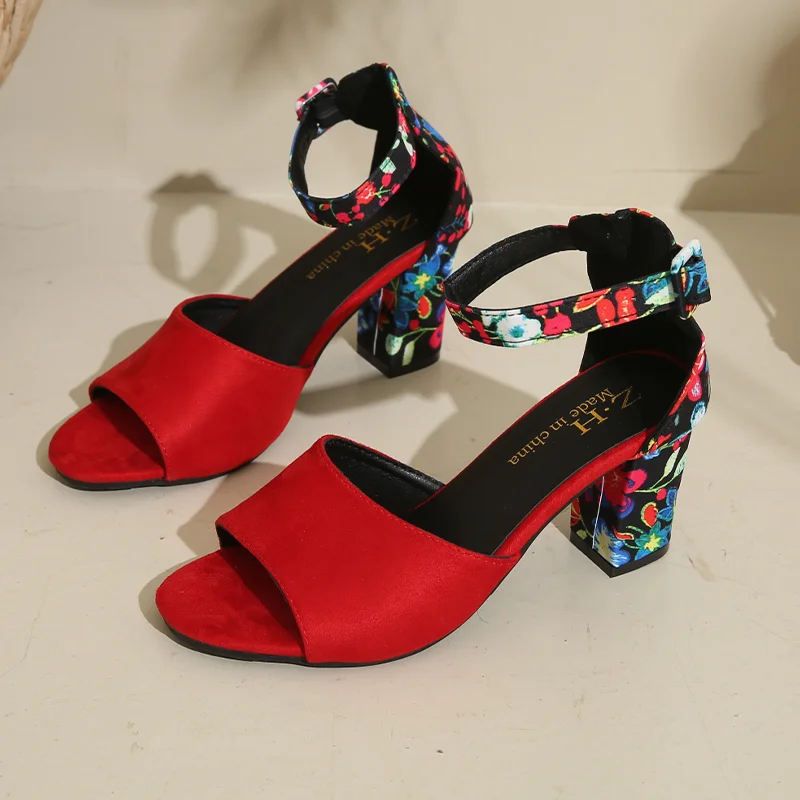 

High Heels Women Sandals Summer Dress Shoes Fashion Elegant Pumps Heeled Shoes Woman 2025 Trend Brand Chunky Zapatillas De Mujer