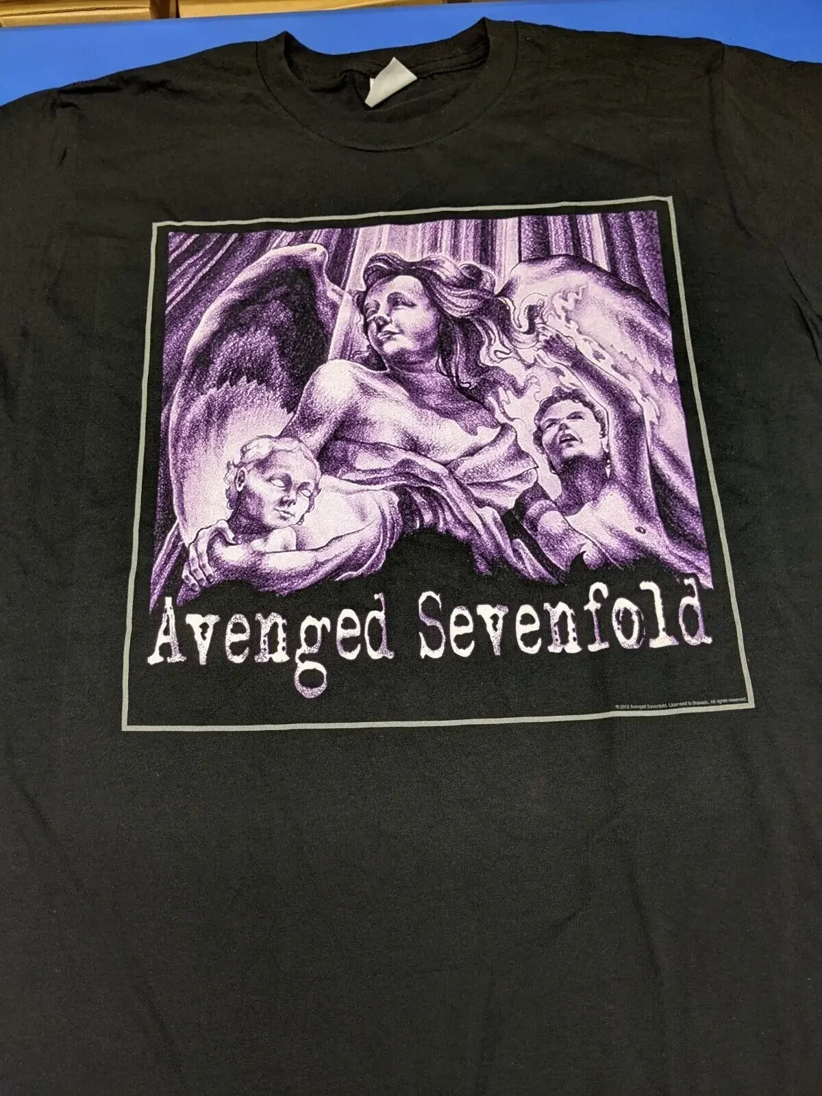 2001 Avenged Sevenfold Sounding the Seventh Trumpet Album T-shirt U2254