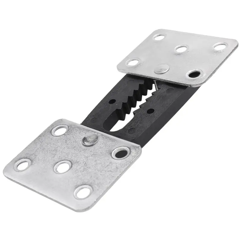 A56P-Sectional Couch Connector, 4 Pcs Metal Sofa Joint Snap Alligator Style Sectional Couch Connector