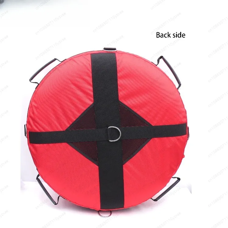 Diving Surface Signal Buoy - Round Floating Ball for Snorkeling & Freediving, Boat Marine Marker with Small Flag, SMB Float
