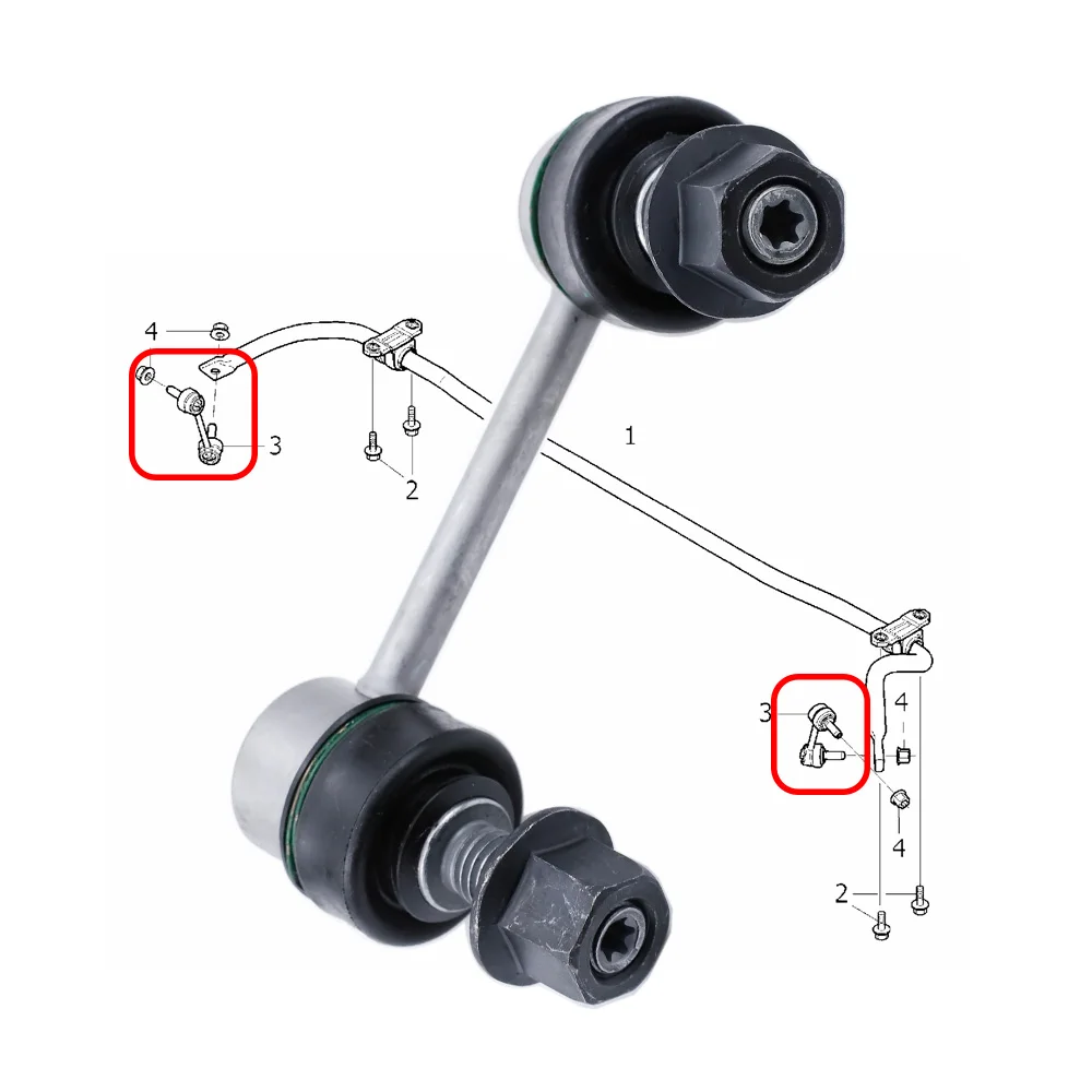 REAR Stabilizer Link L/R for VOLVO V90 Cross Country 2.0T 2016- XC90 EU 2.0TDI 2014- 31387674 31387675 Sway Bar Link