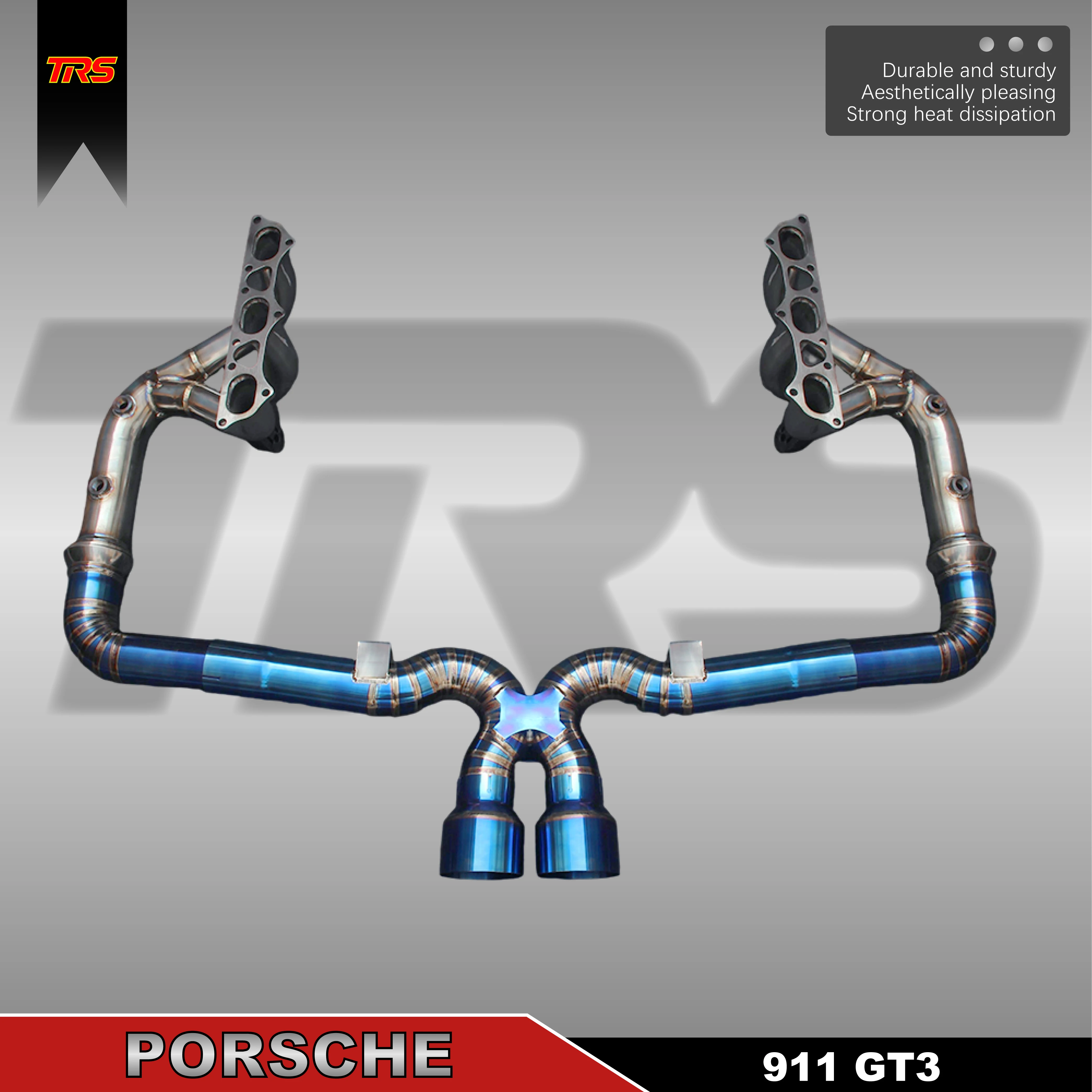 

Высокопроизводительная выхлопная система спортивного автомобиля — повышающая мощность и звук для вашего стиля 911 GT3