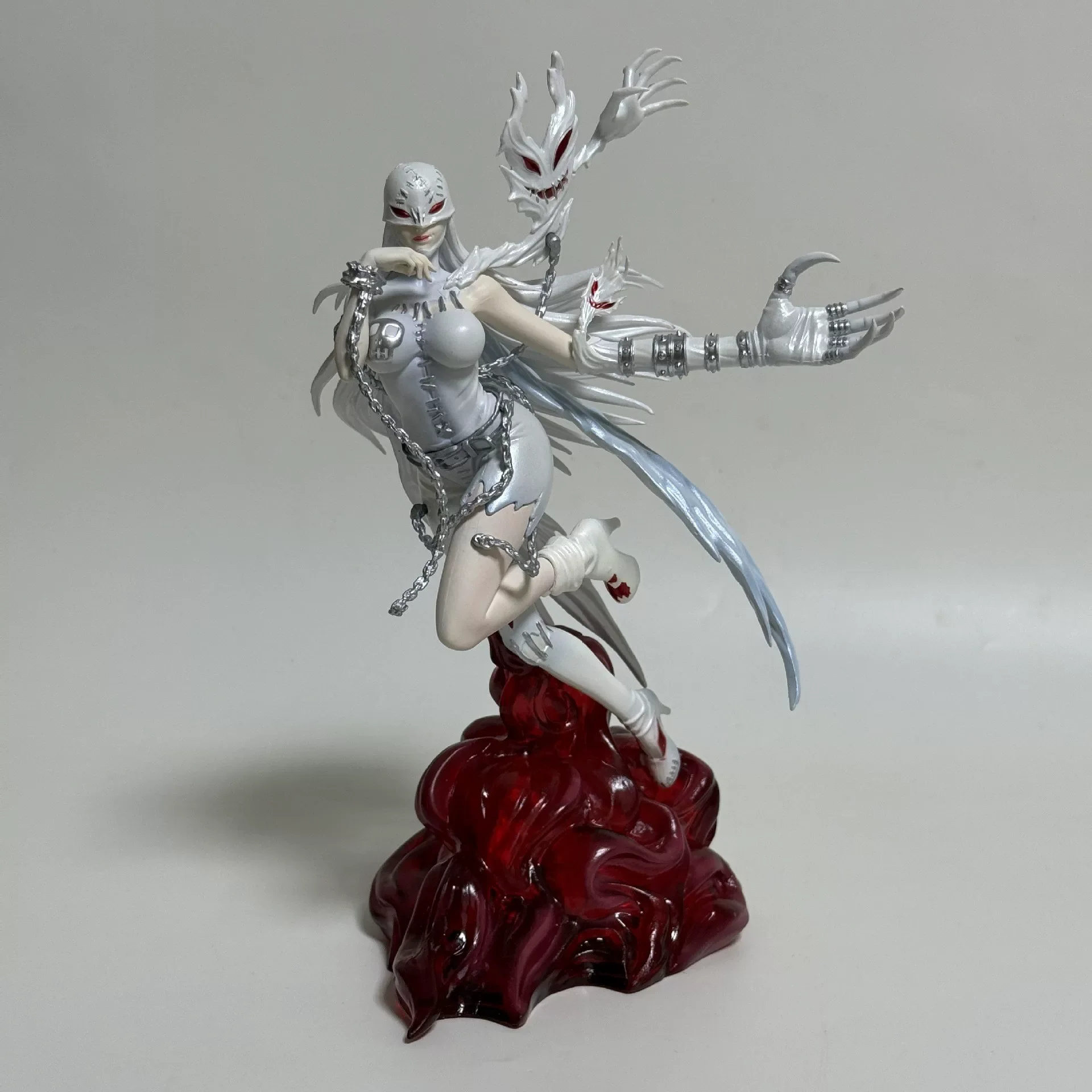24cm Anime Digimon Lady Devimon Figur Resonanz-Serie Sammlerstück Deko-Ornament Trendiges Spielzeug für erwachsene Sammler