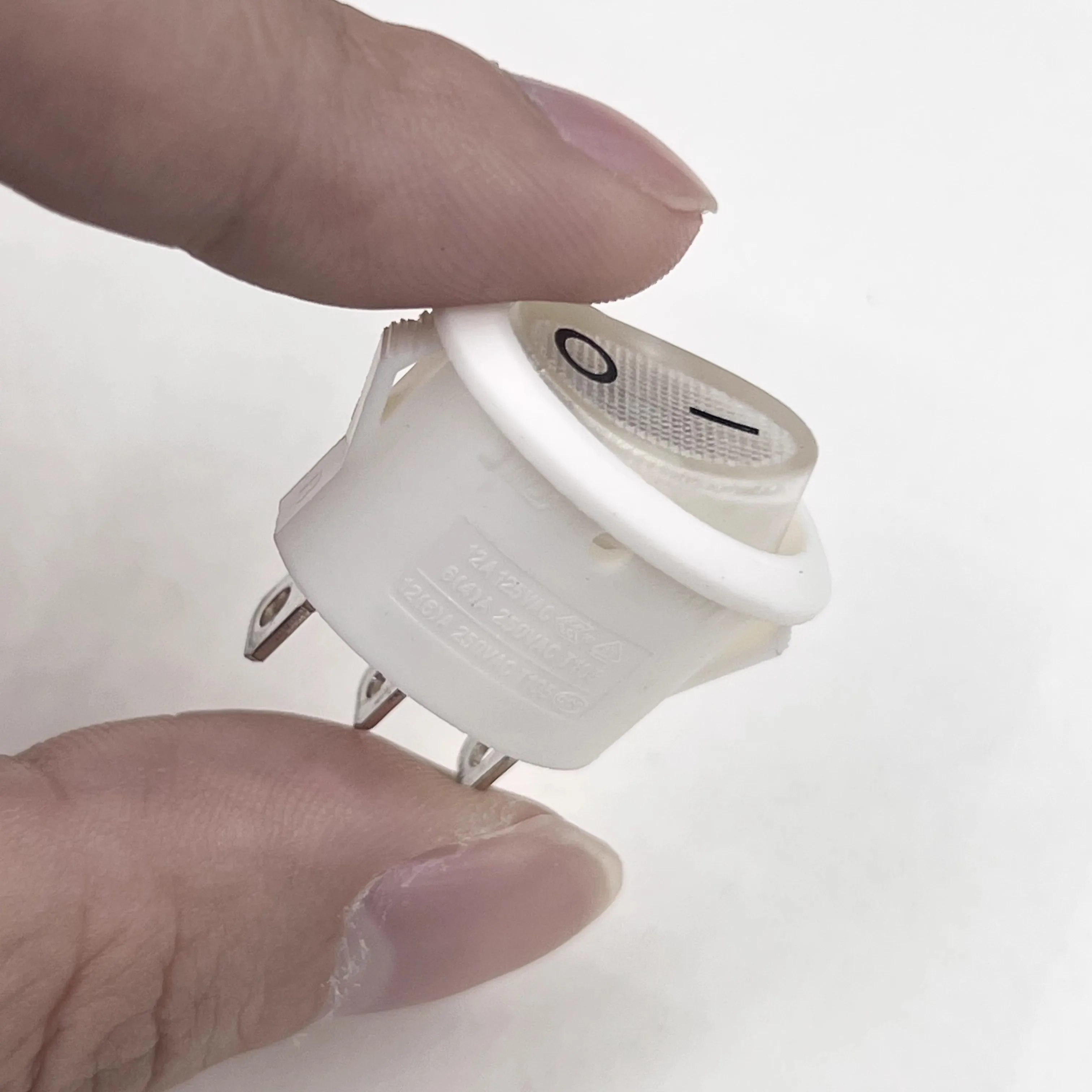 12A electric kettle Electric kettle Boat type switch 3pin with indicator light Oval boat type 25*17mm switch PS8A high current