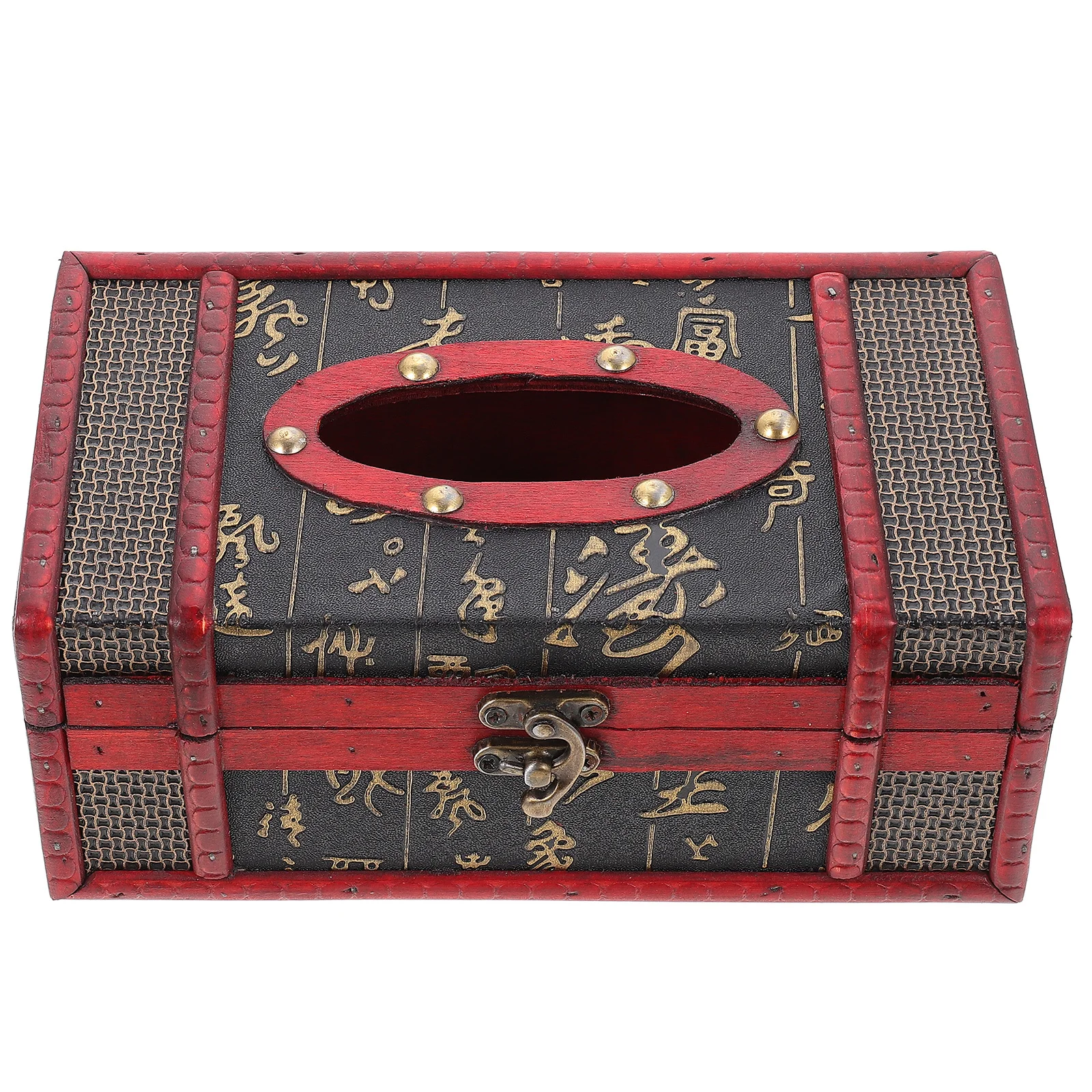 

Chinese Style Tissue Box Premium Plywood Napkin Holder For Home Office Car Living Room Desktop Decor Vintage Organizer