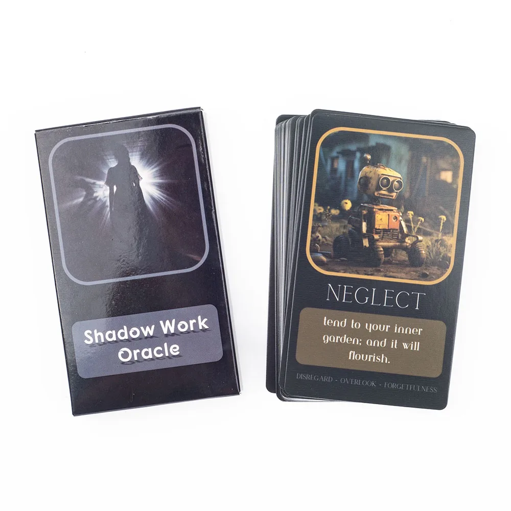 Shadow Work Oracle 33 Card Deck for Entertainment Board Playing Games and Divination Prophecy Accessories