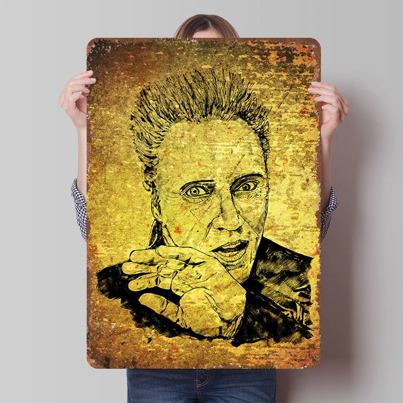 Ronald Walken Tinplate Poster Customized Wall Art Vintage Retro Metal Signs for Luxury Home Decor Items Gamer Decoration Room