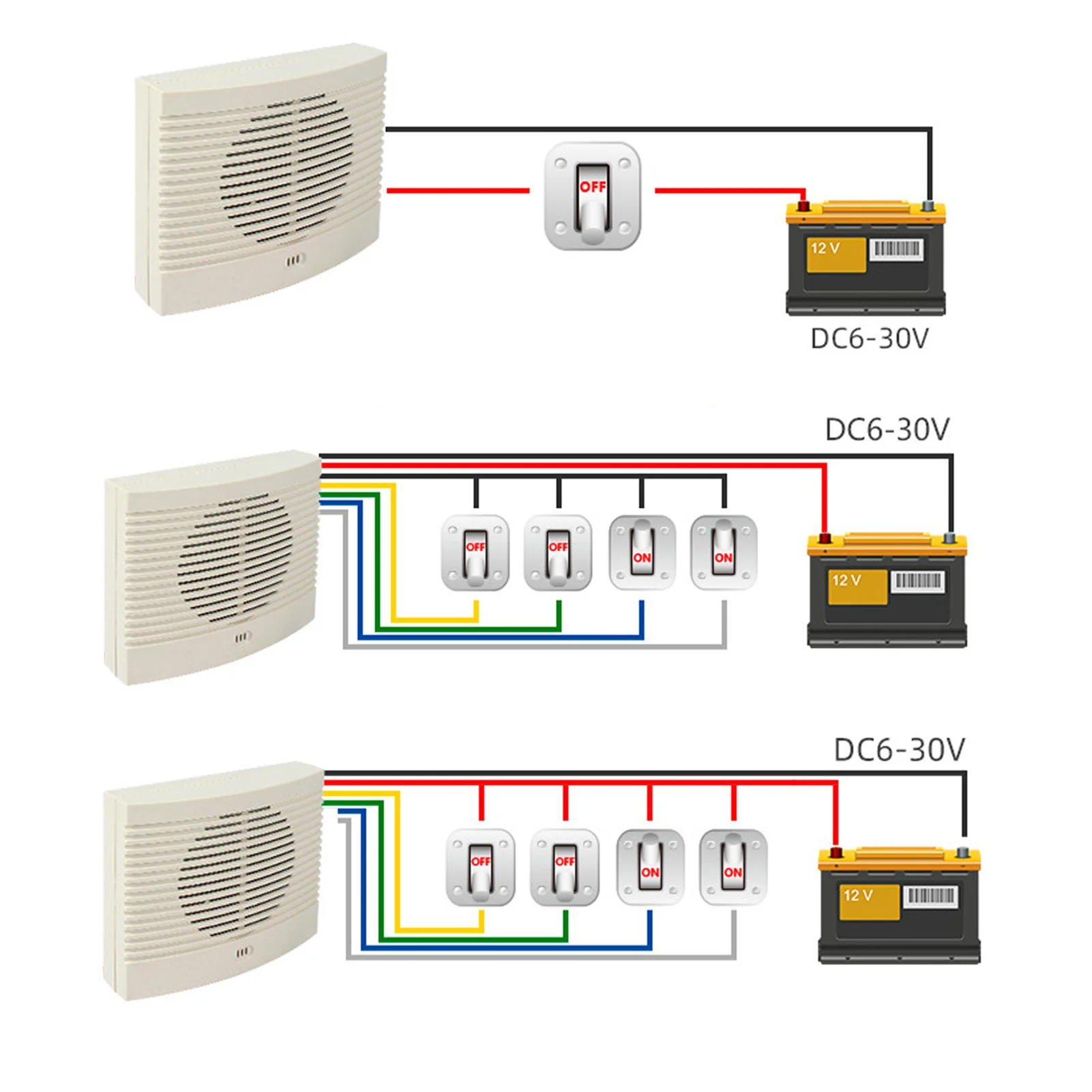 عكس الصافرة إنذار احتياطي للسيارات مركبة عكس تذكير إنذار احتياطي للسيارات تصميم عملية متقدمة بارد وأنيق #4