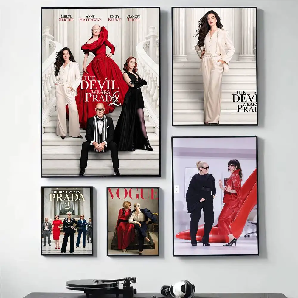 

Movie The Devil Wears P-Prada Poster Versatile HD Waterproof Wall Art Self-Adhesive Decor for Any Space Ideal Gift