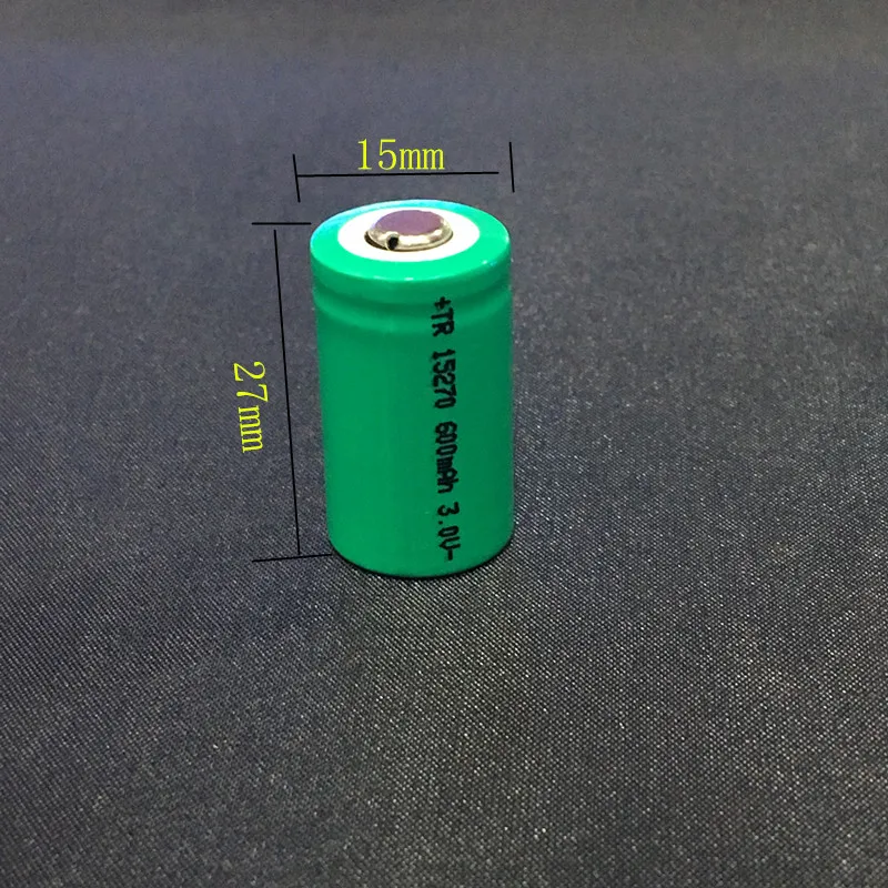 4pcs For 15270 cr2 rechargeable lithium battery 3v rechargeable 800mah