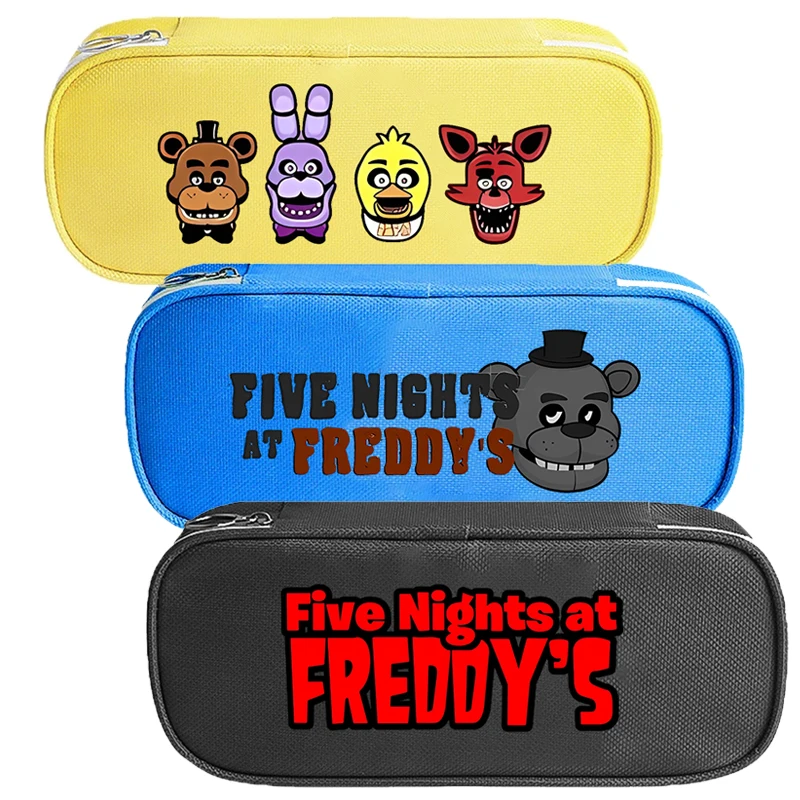 Five Night At Freddys Pencilcase for Boy FNAF Pencil Bag Anime Game Oxford Cloth Pen Case Student Pencil Case School Stationery