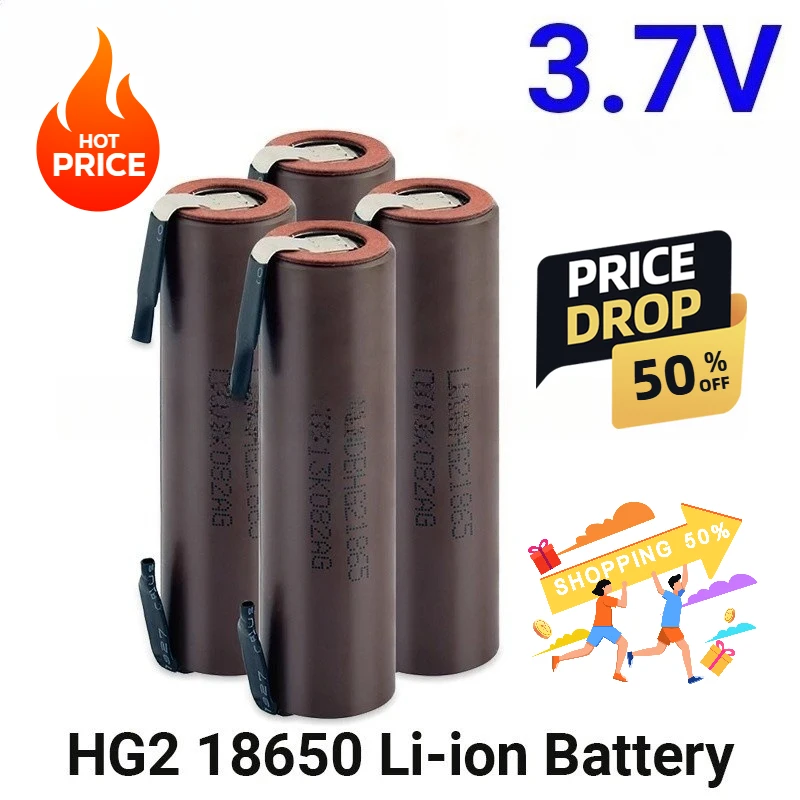 

3000mAh 3.7V Power Lithium-ion Battery For HG2 Lithium Battery 18650 Power Lithium Battery