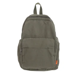 Mochilas 100% algodão sólido para mulheres, mochilas escolares simples de lona, mochilas de pano estilo coreano, Pacotes de viagem em tecido unisex