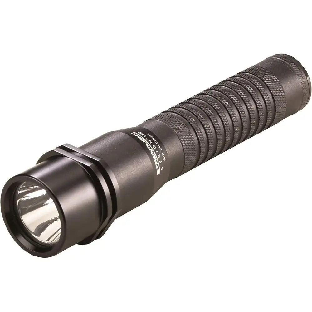 

LED Flashlight with AC/DC Power and Dual Holder, Black
