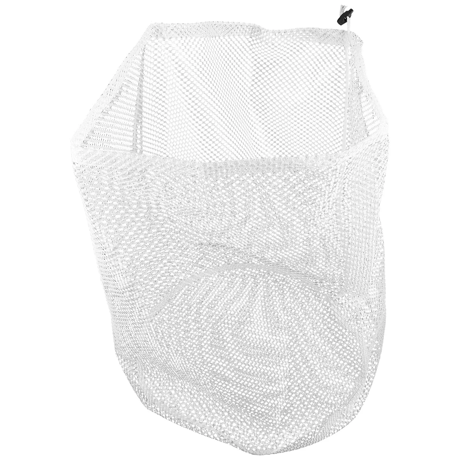 

Polyester Mesh Laundry Bag Large Drawstring Washing Storage Organizer Bag for Clothes Hoodies Coat Travel Camping
