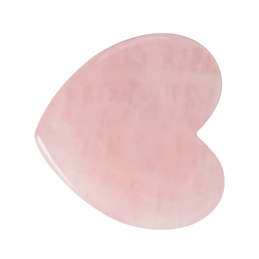 Natural Jade Heart Shape Massaging Massager Plates Physical Therapy Scrapping Board for Home Salon massaging Board